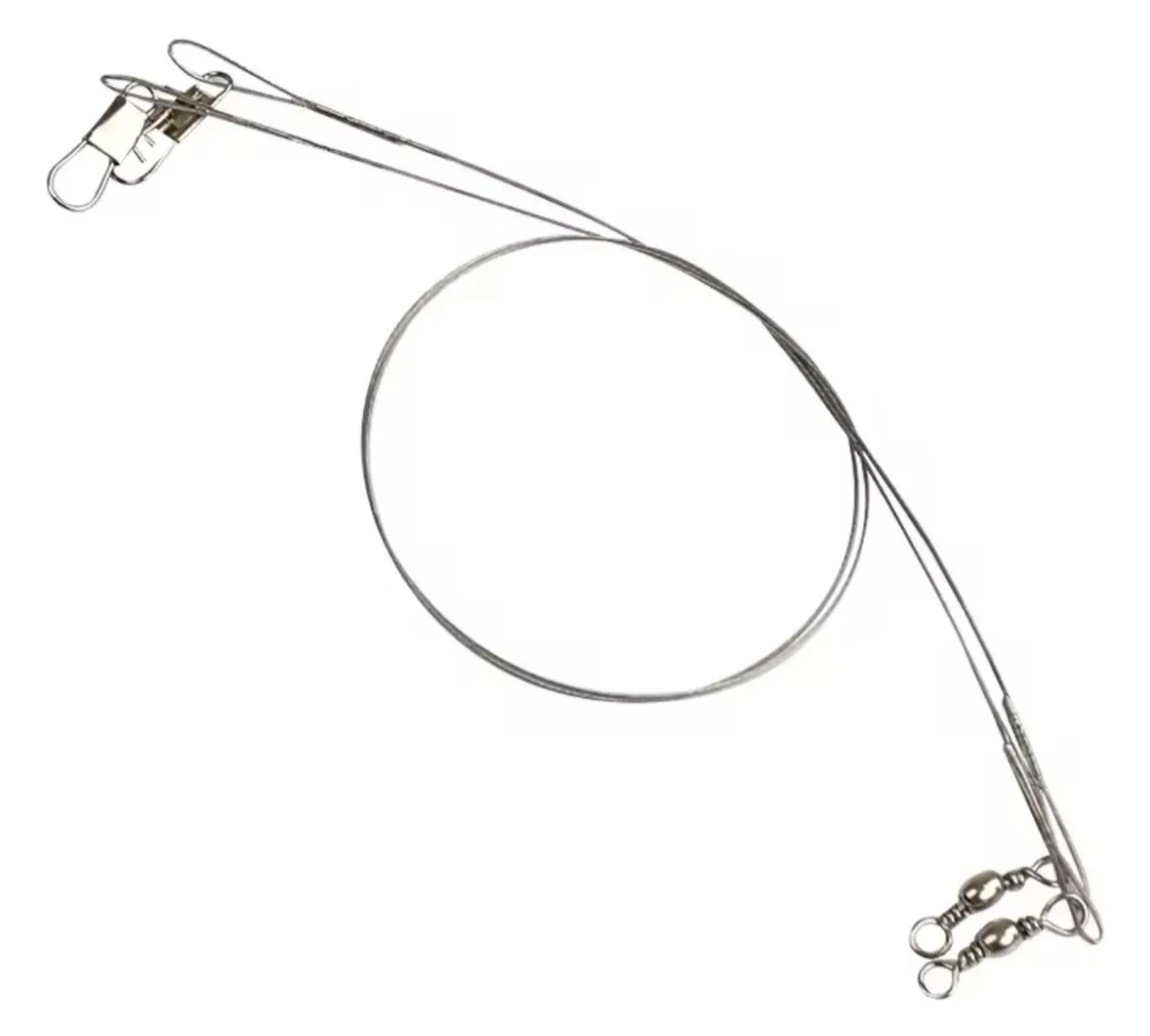 5 Leader De Acero 30 Cm Pesca Tanza Chicote De Acero