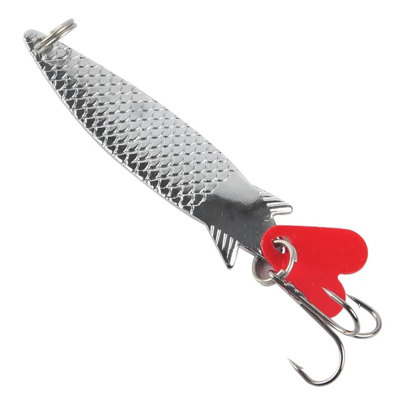 2 Cucharas Tobby Ondulante Pesca Trucha Dorado Salmón Dorado