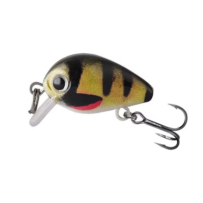 Combo 5 Señuelos Mini Minnow Caramelo Con Caja Pesca Rojo
