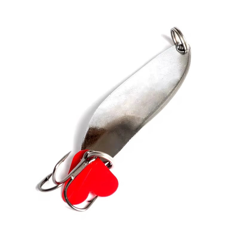 Combo 5 Cucharas Premium Pesca Trucha Con Estuche