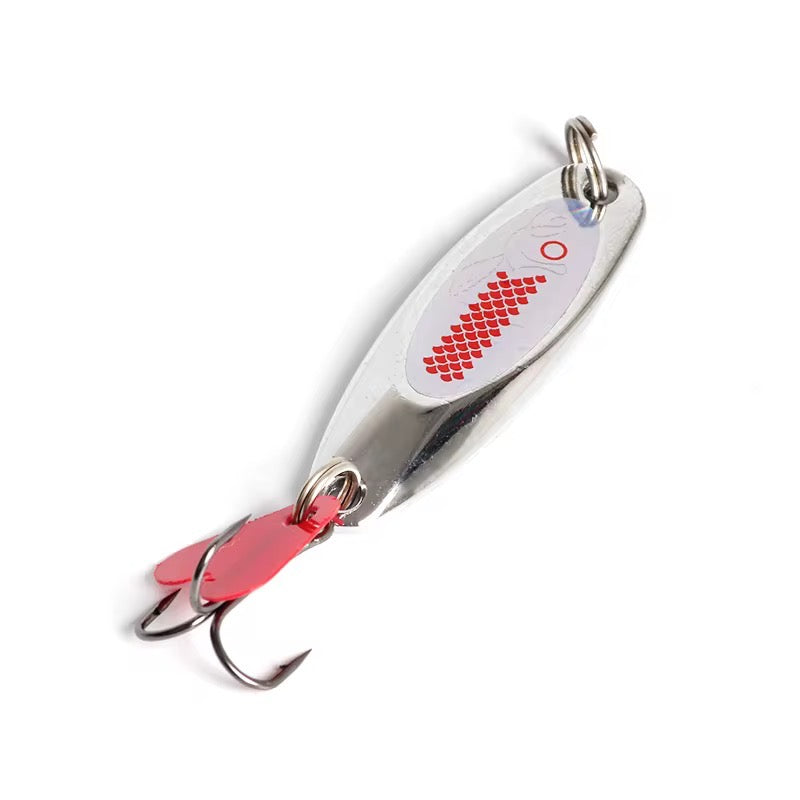 Combo 5 Cucharas Premium Pesca Trucha Con Estuche