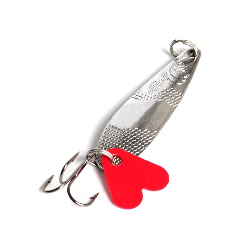 Combo 5 Cucharas Premium Pesca Trucha Con Estuche
