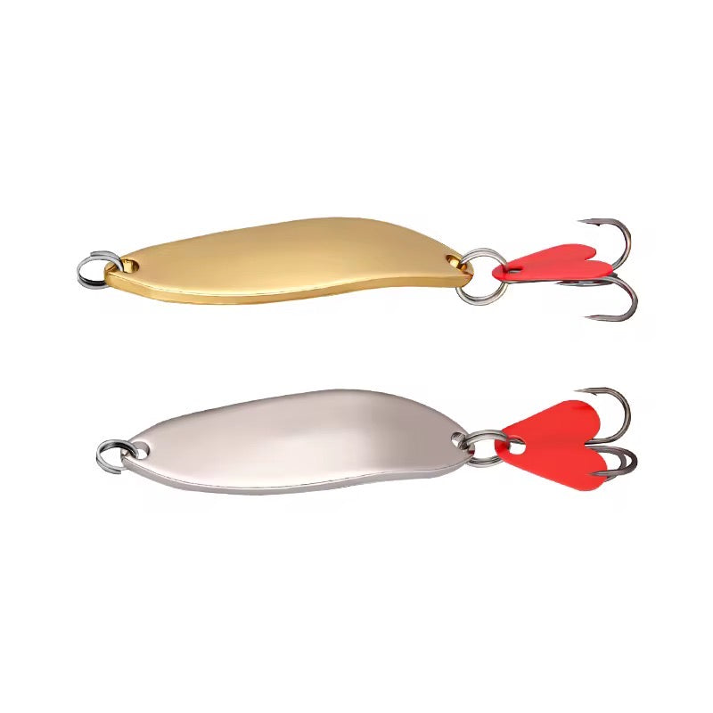 2 Cucharas Voladoras Metal Reflectiva