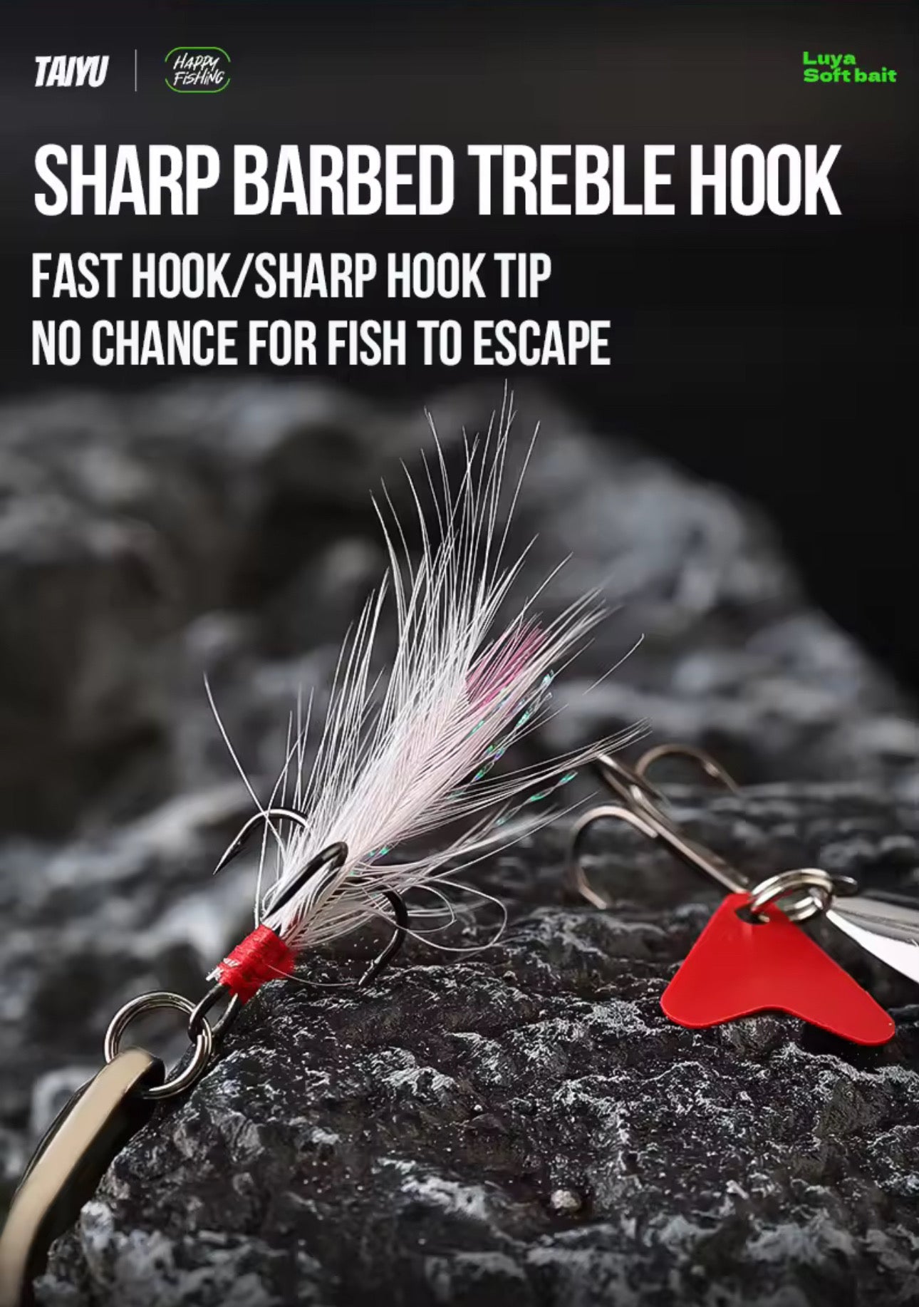 Combo 5 Cucharas Premium Pesca Trucha Con Estuche
