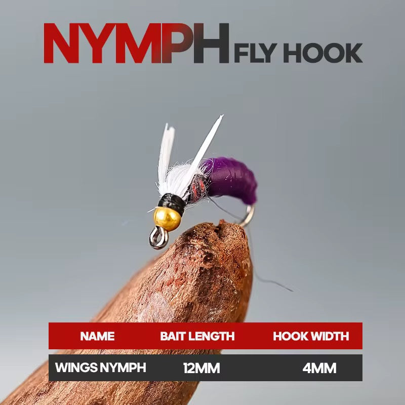 5 Moscas Ninfas Fly Fishing Pesca Truchas