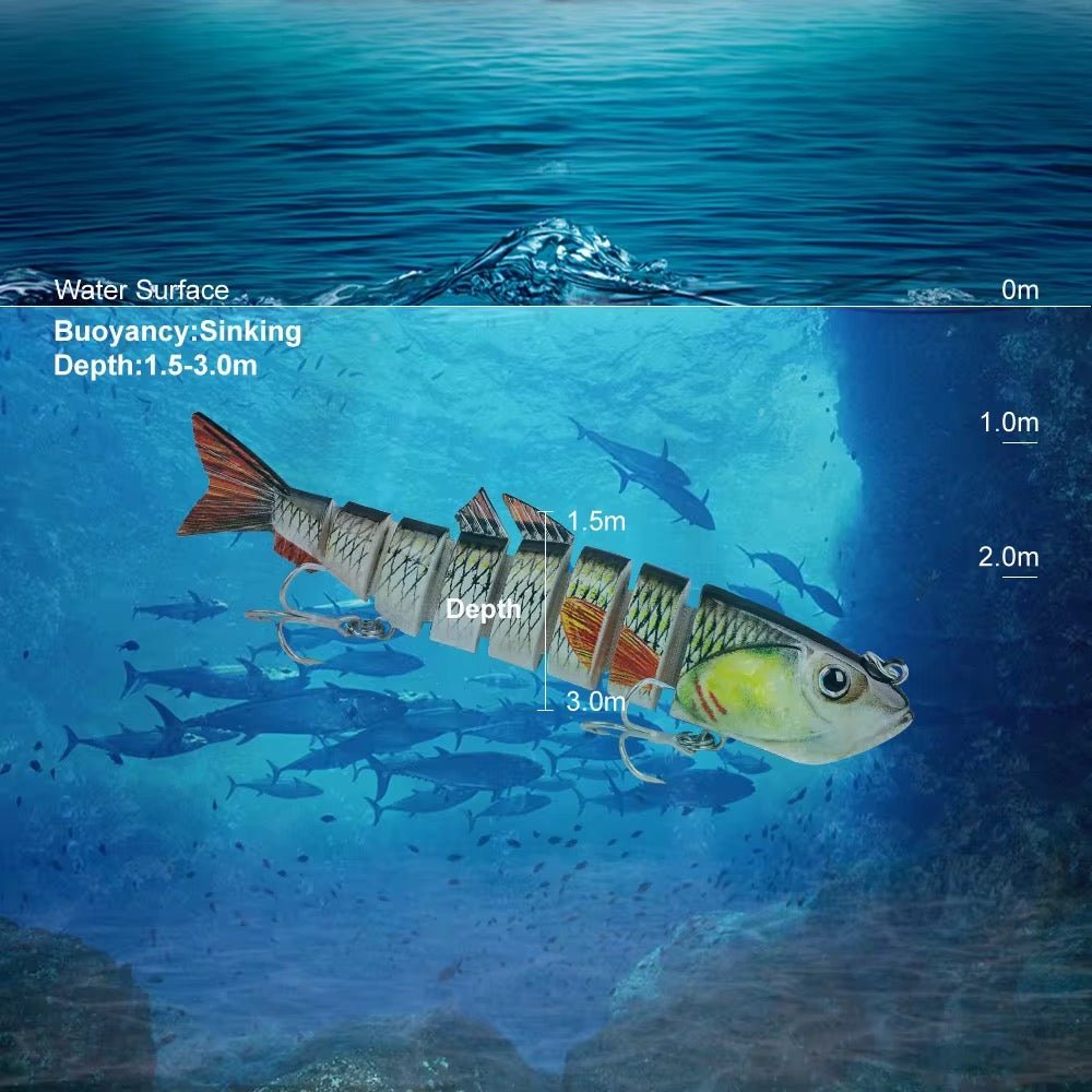 Señuelo Articulado Premium 13cm 22g Pesca