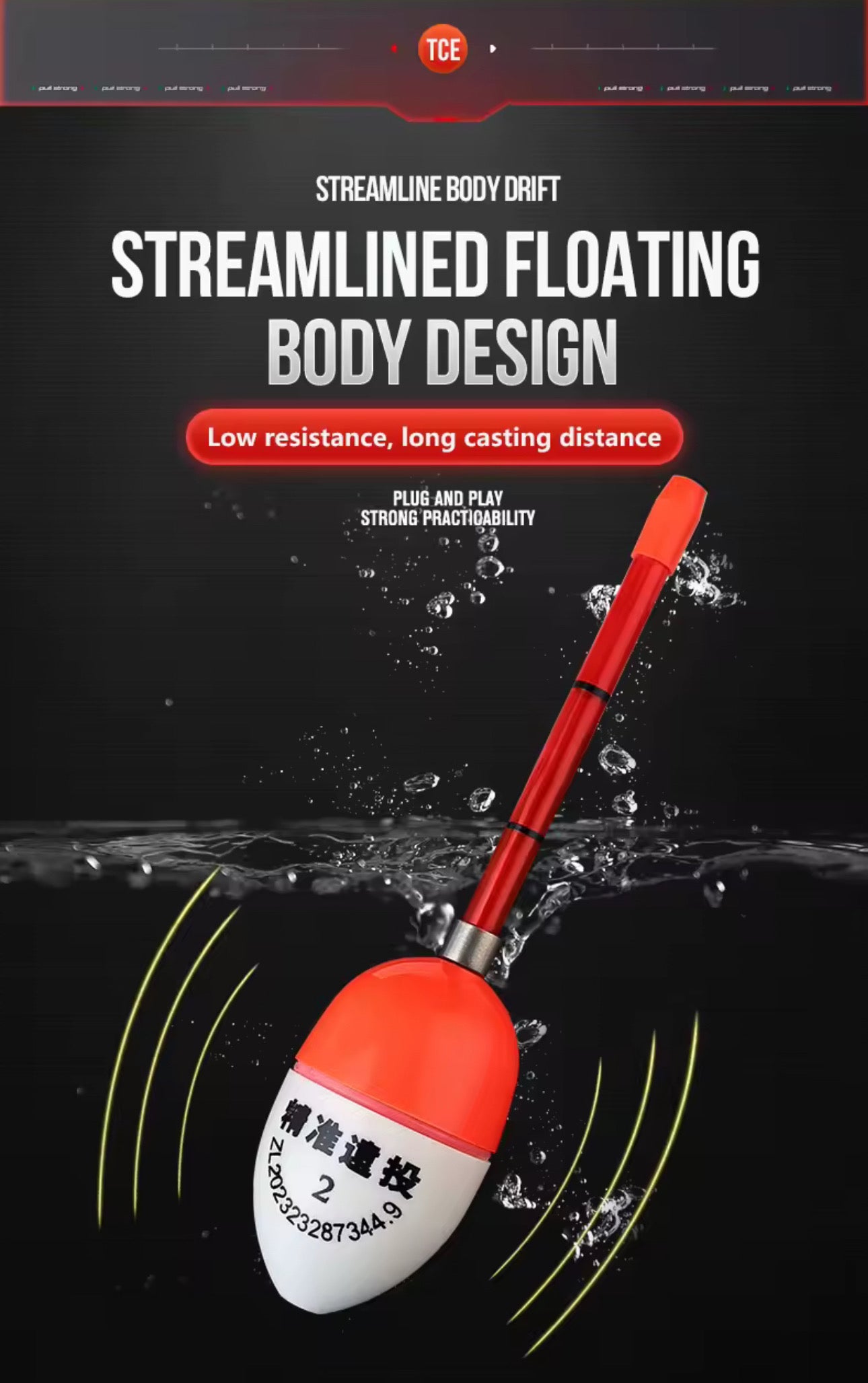 Boya Con Luz Pesca Nocturna Luminosa Importada Premium