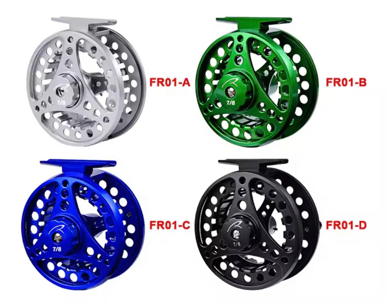 Reel Fly Fishing Pesca Con Mosca Aluminio Truchas