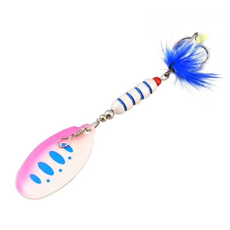 Caja de 5 cucharas pluma colores