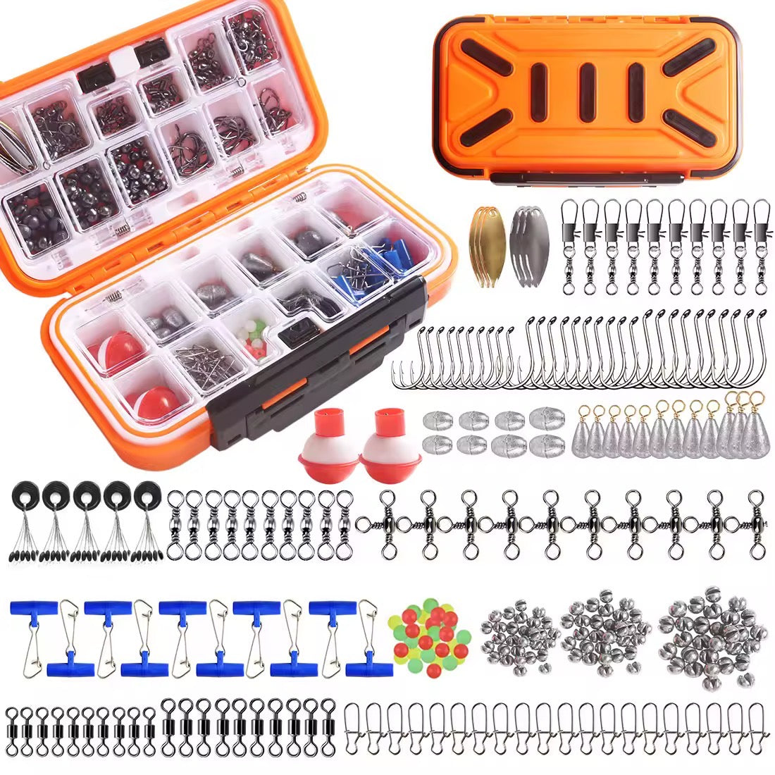 Set de pesca 254 piezas caja con accesorios