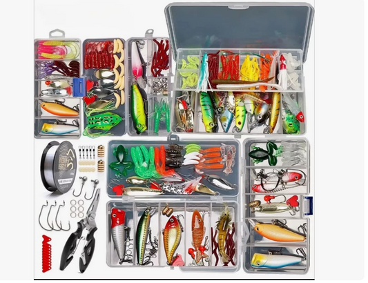 Kit 802 piezas señuelos surtidos