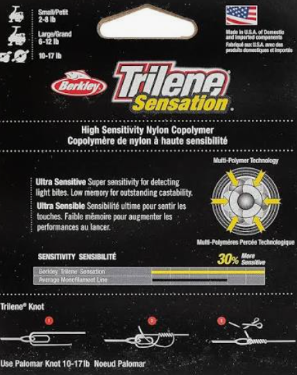 Berkley Trilene Sensation Monofilament Fishing Line