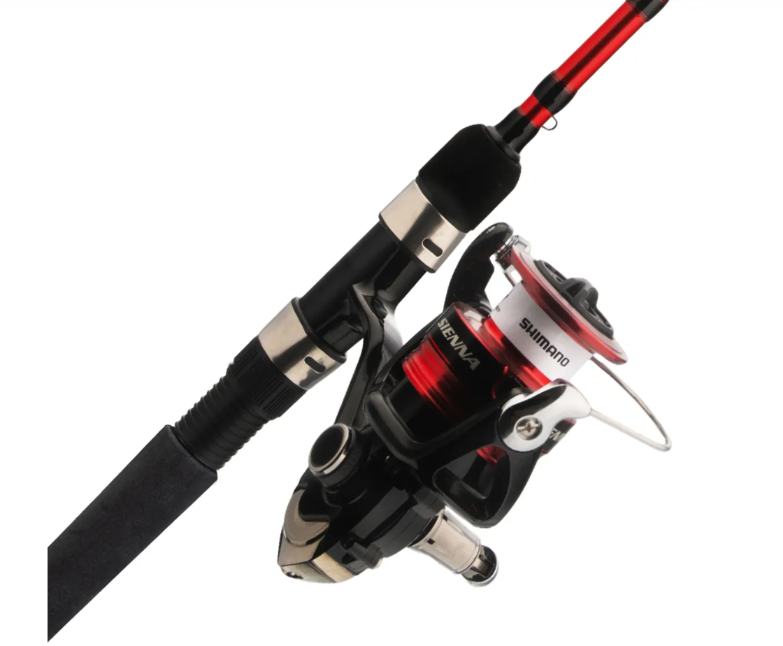 Combo Spinning Shimano Sienna - Caña Sienna 2 tramos 1.98m - Reel Sienna 3000