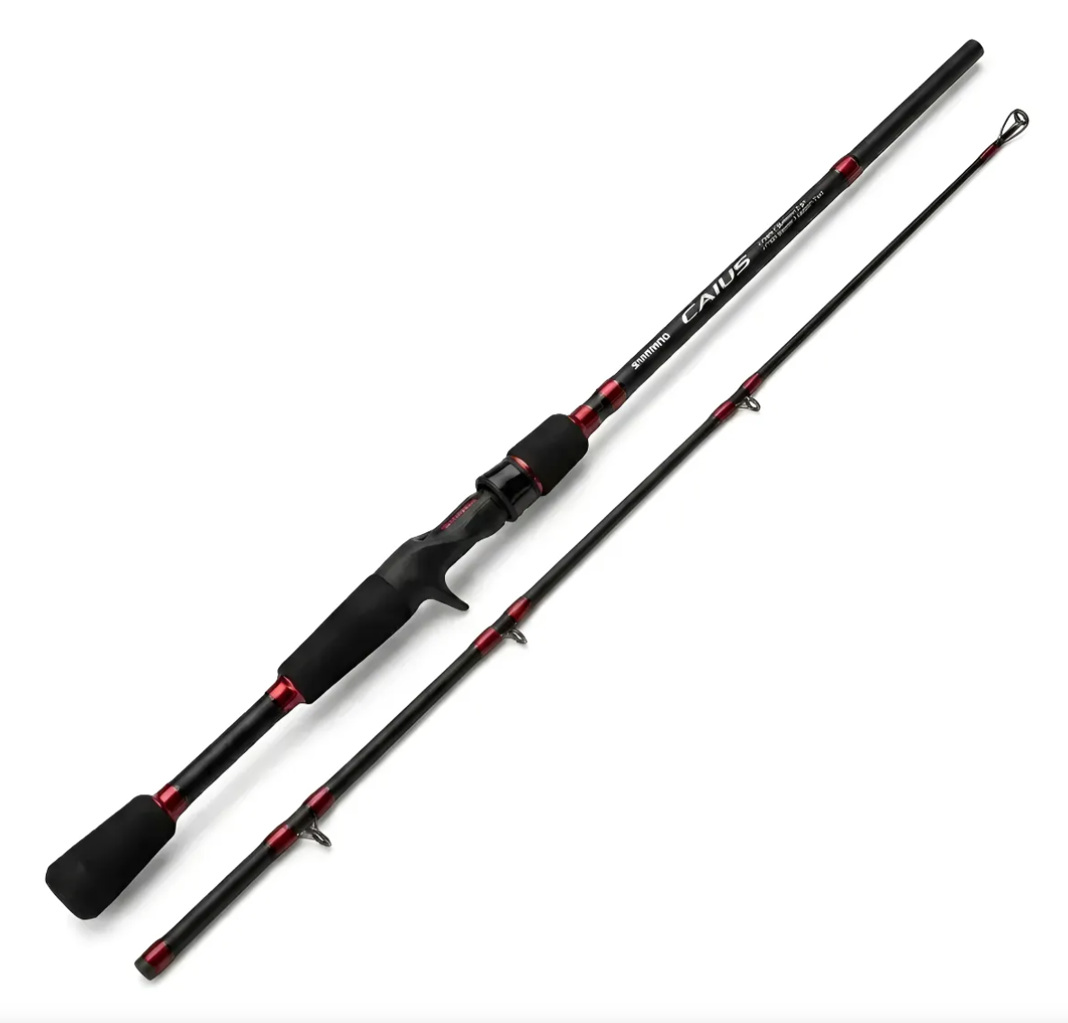 Caña Shimano Caius — Baitcast 2.13m — 2 tramos Potencia MH 12-25lb