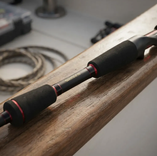 Caña Shimano Caius  — Baitcast 1.98m — 2 tramos Potencia MH 12-25lb