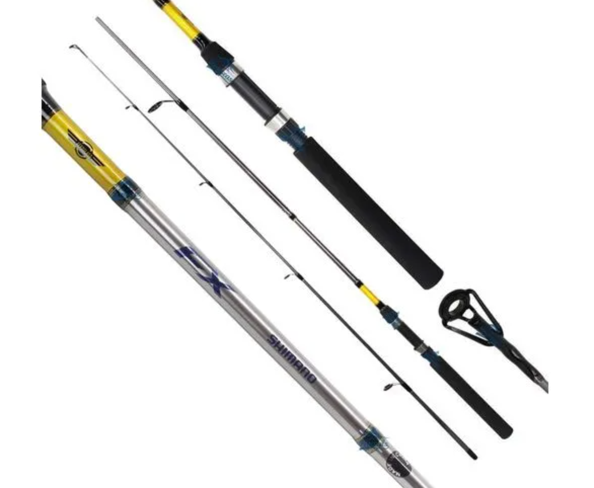 Shimano Fx — Caña Spinning 6'6"" (1.98m) — 2 tramos Potencia Medium (M)