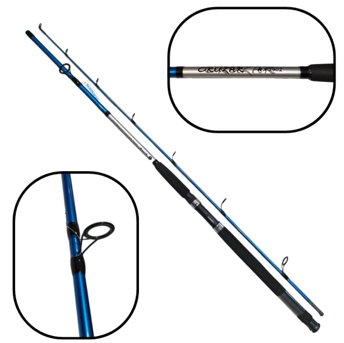Shimano Cruzar — Caña Spinning 2.10m — 2 tramos 10-20 lb