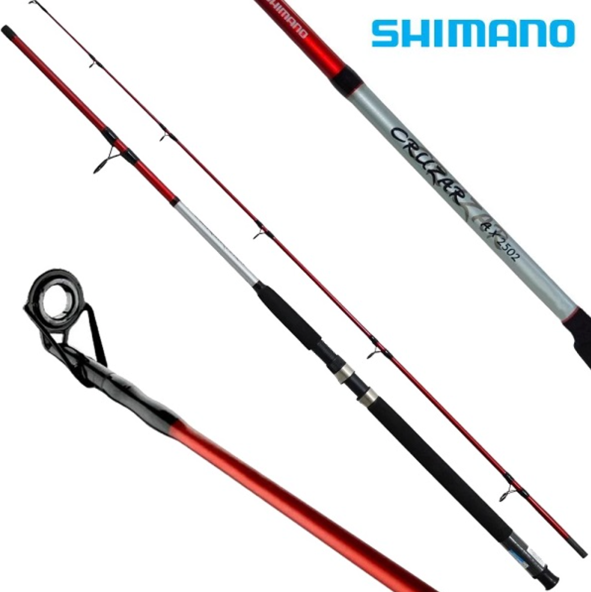 Shimano Cruzar — Caña Spinning 2.10m — 2 tramos 10-20 lb