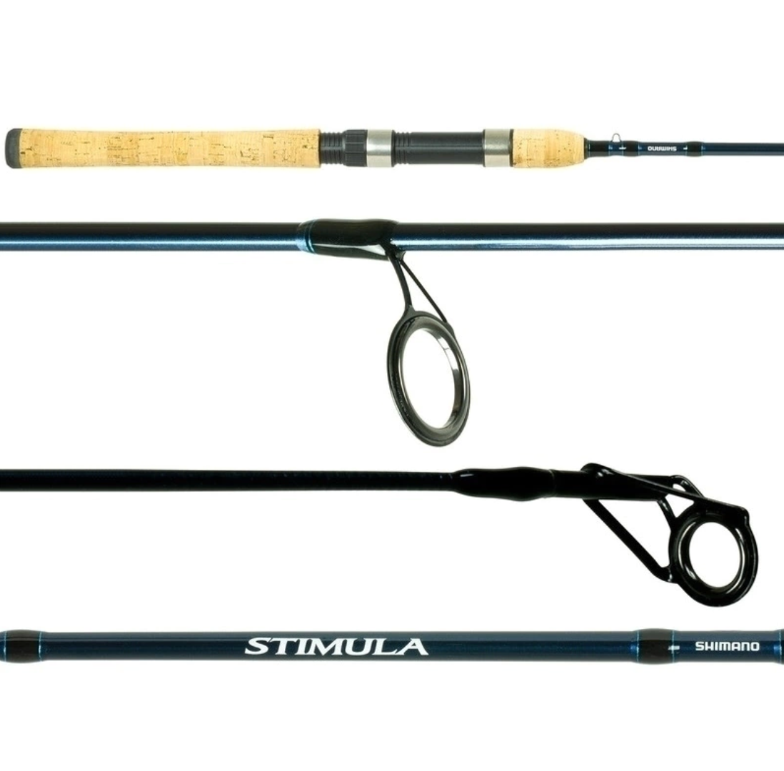 Shimano Stimula — Caña de Spinning 6'6"" (1.98m) — 2 tramos Potencia Medium (M)