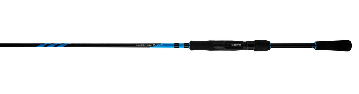 Shimano Nexave — Caña de Spinning 7'0"" (2.1m) — 2 tramos Potencia Medium Heavy (MH)