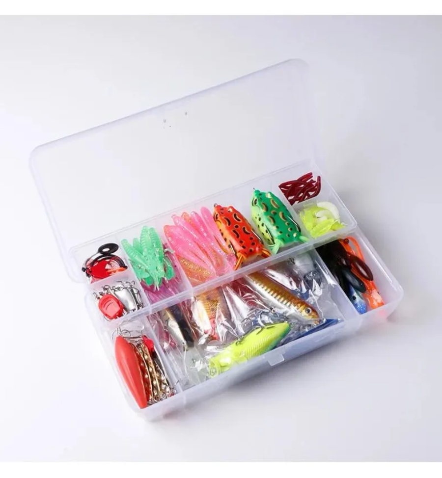 Kit 403 Pcs Accesorios De Pesca Surtidos Señuelos