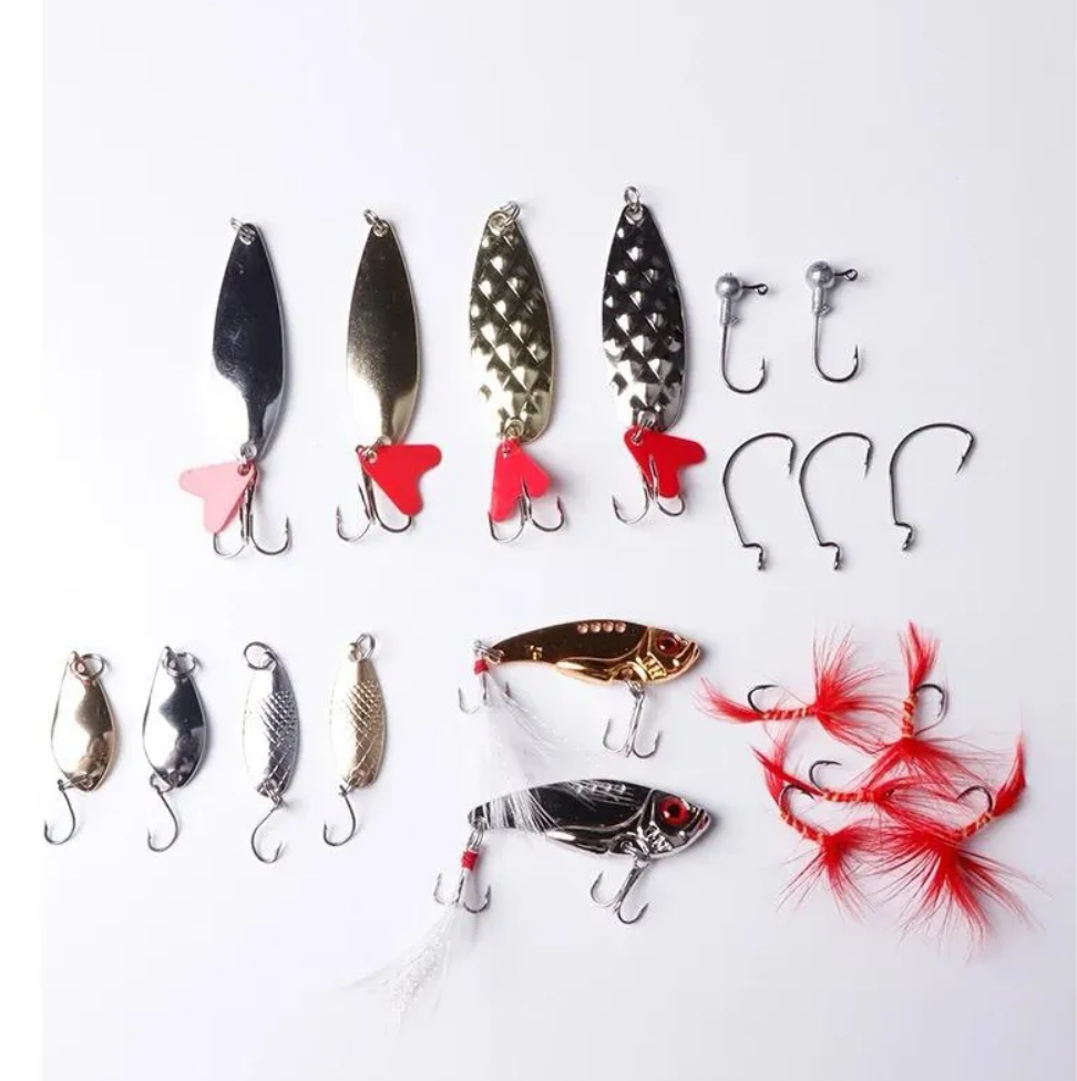 Kit 403 Pcs Accesorios De Pesca Surtidos Señuelos