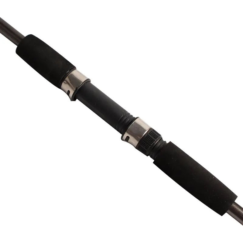 Combo Spinning Caña De Pesca + Reel + Tanza + Señuelos Gris