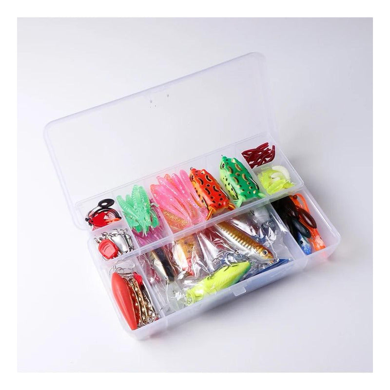 Kit 322 Pcs Accesorios De Pesca Surtido Señuelos - Varios