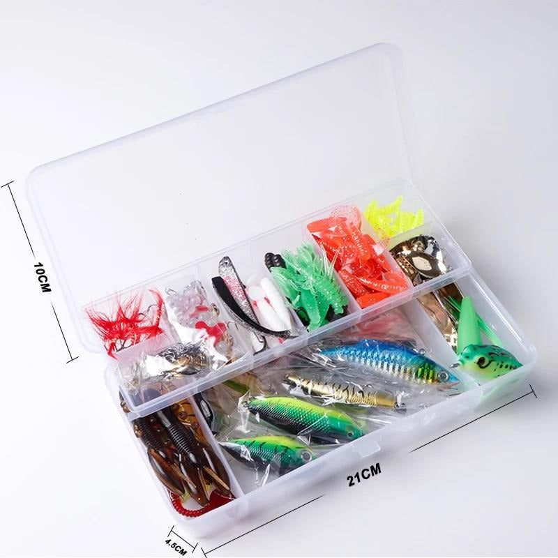 Kit 322 Pcs Accesorios De Pesca Surtido Señuelos - Varios
