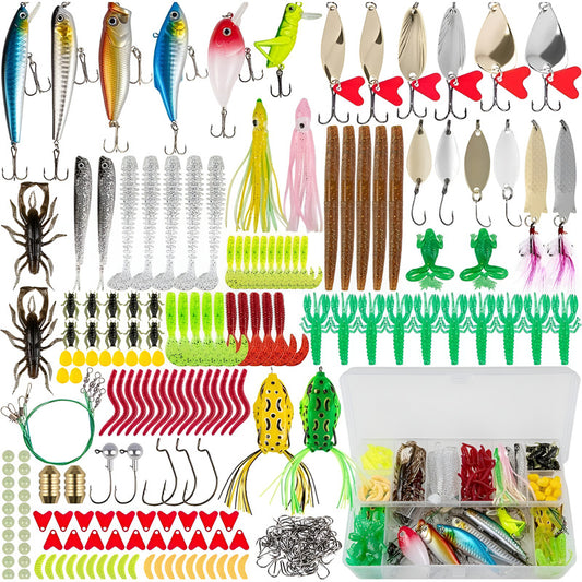 Kit 322 Pcs Accesorios De Pesca Surtido Señuelos - Varios