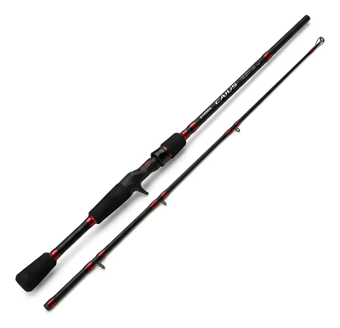Caña Shimano Caius — Baitcast 2.13m — 2 tramos Potencia MH 12-25lb