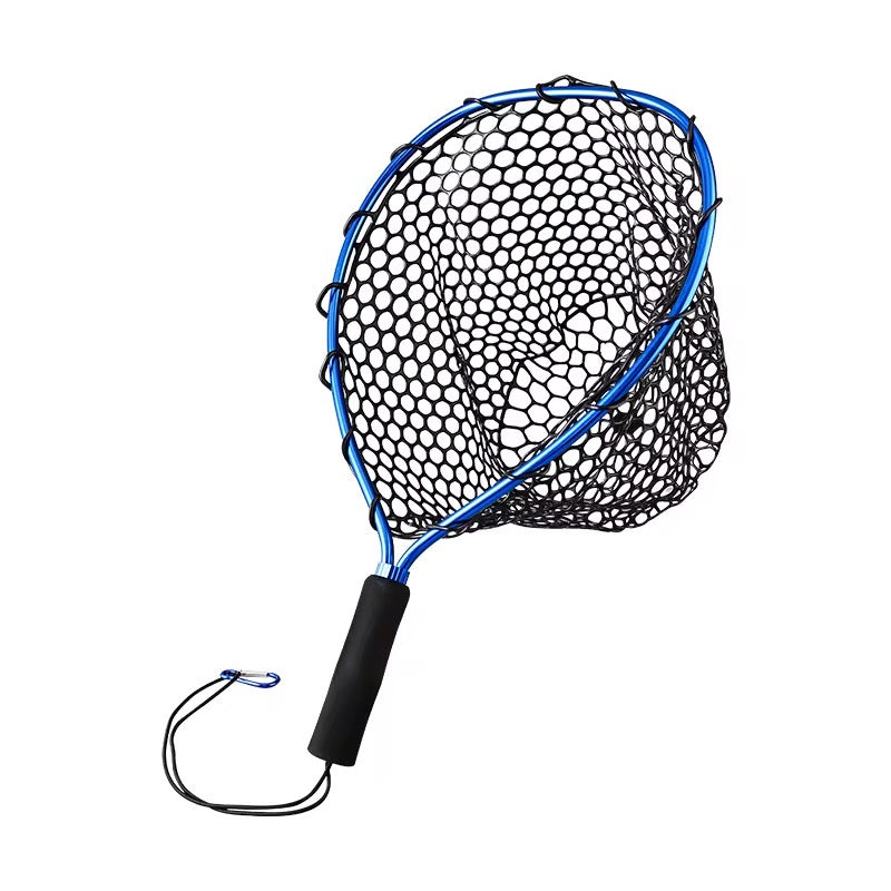 Copo de pesca red de silicona antienganche aluminio premium