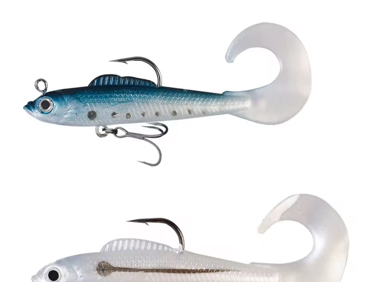 Combo 10 Señuelos Soft Goma Pez Premium Pesca
