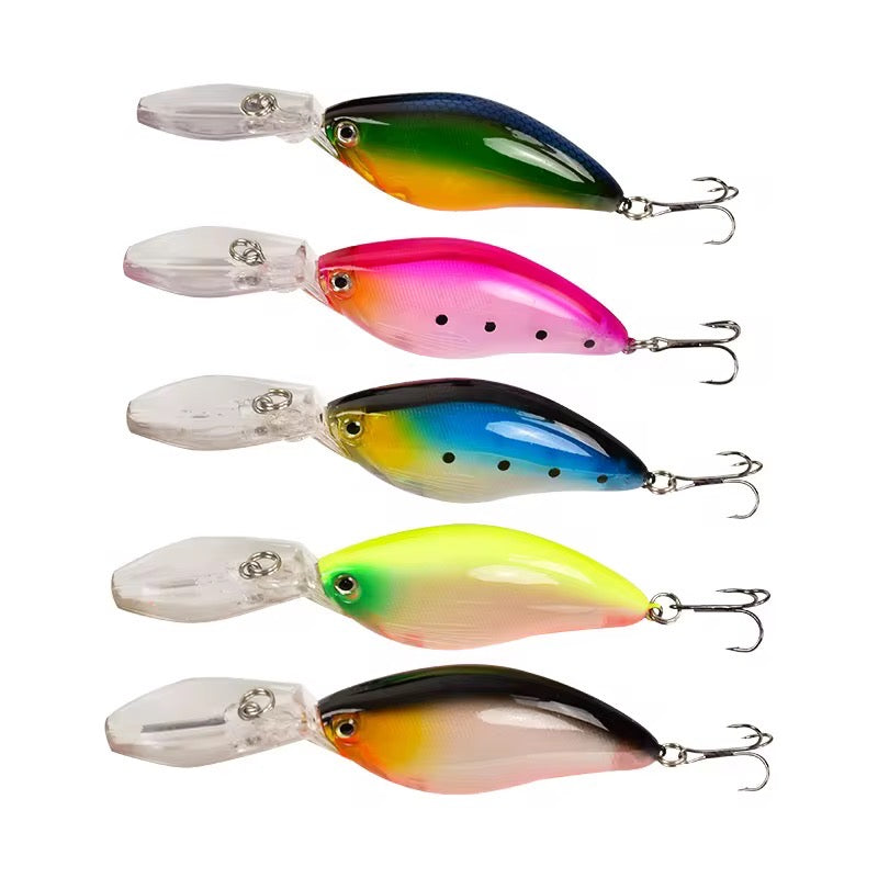 Kit 10 Señuelos Con Caja Importados Premium Pesca