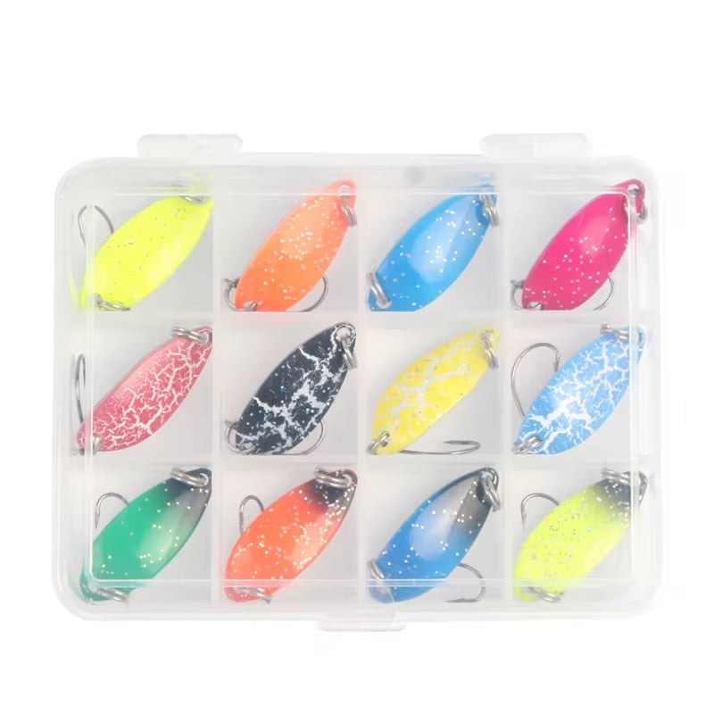 Combo 12 Cucharas Colorfull Pesca Premium