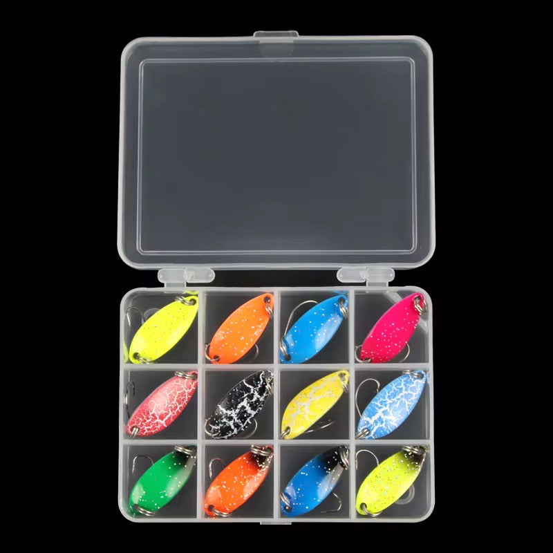 Combo 12 Cucharas Colorfull Pesca Premium