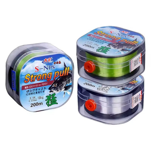 Naylon Importado Japon Monofilamento 200m Ultraresistente Transparente