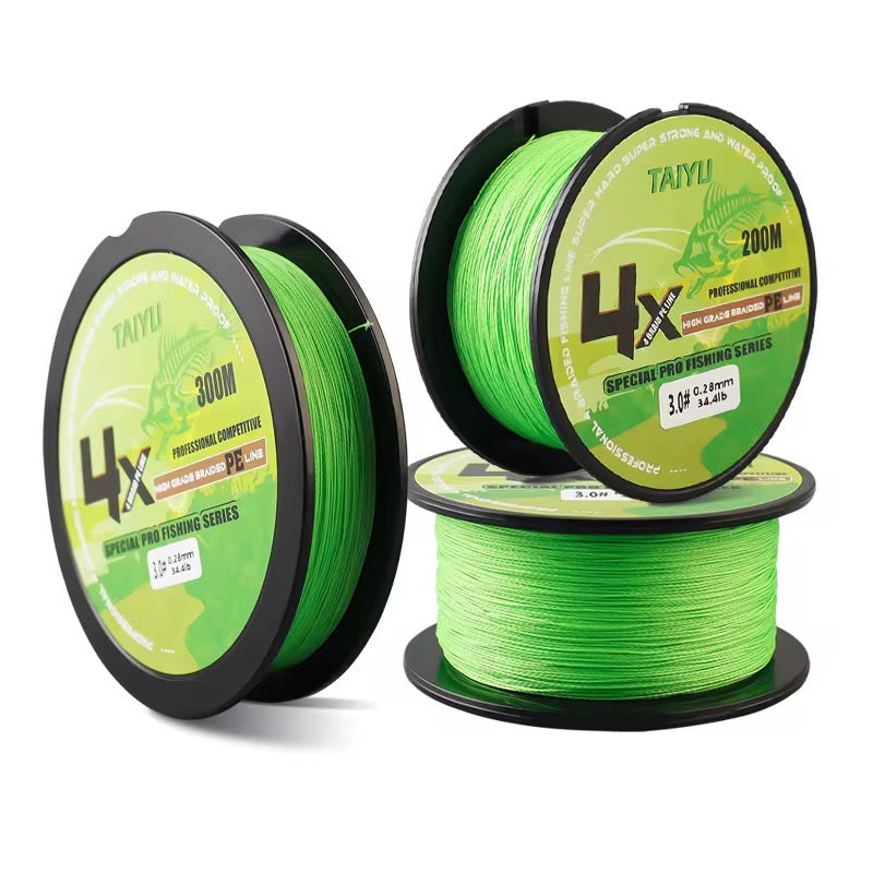 Multifilamento Importado Japon Trenzado X4 300m Verde