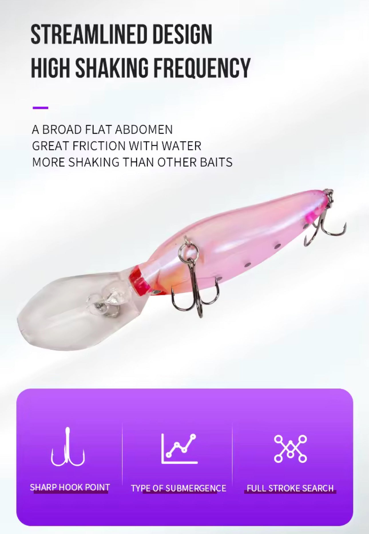 Kit 10 Señuelos Con Caja Importados Premium Pesca