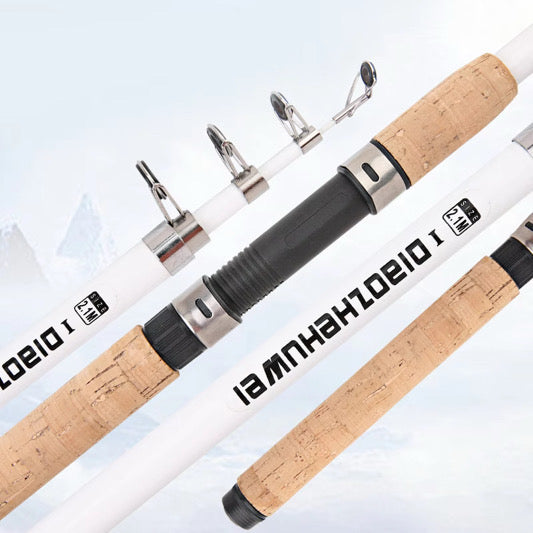 Caña telescopica 3.6m mango corcho pesca