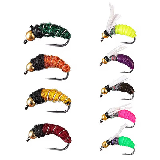 5 Moscas Ninfas Fly Fishing Pesca Truchas