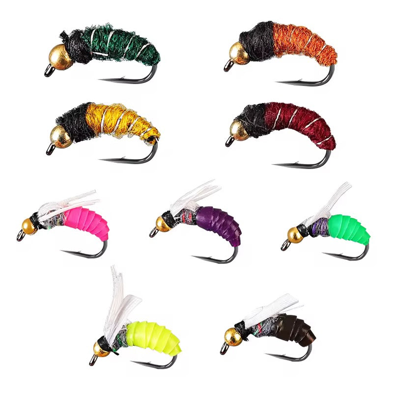 5 Moscas Ninfas Fly Fishing Pesca Truchas