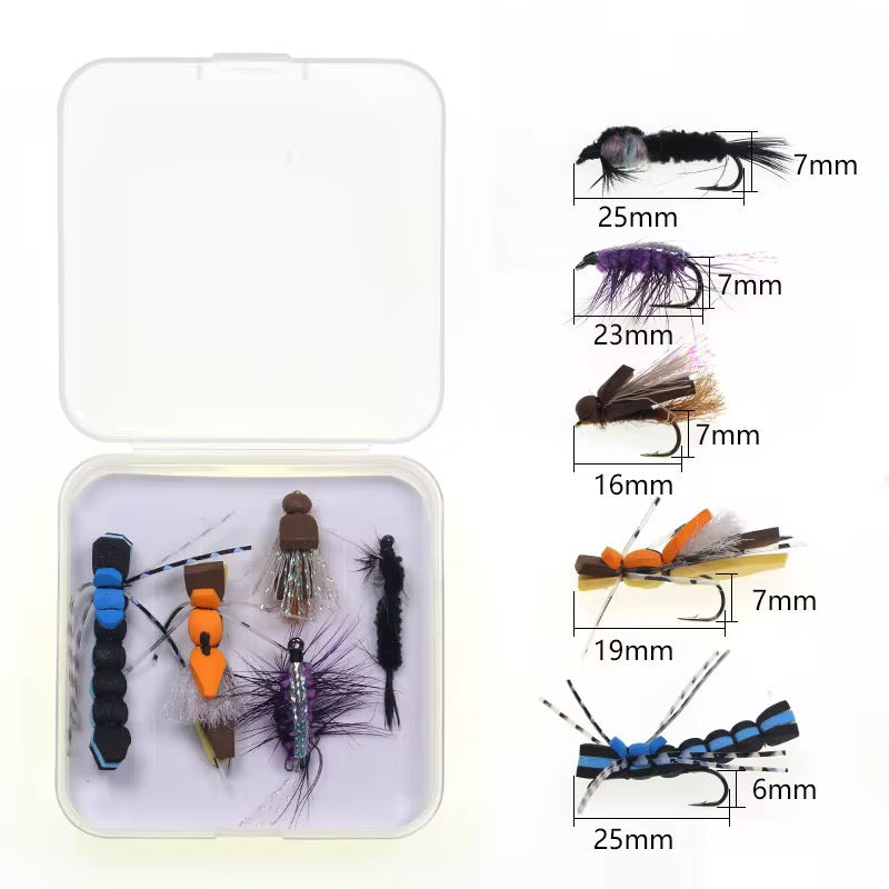 Elegi tu combo 5 Moscas Ninfas streamers Fly Fishing Pesca Truchas Premium