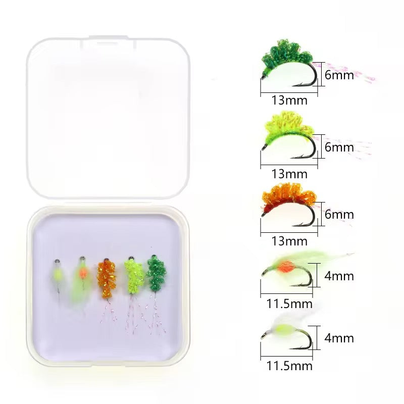 Elegi tu combo 5 Moscas Ninfas streamers Fly Fishing Pesca Truchas Premium