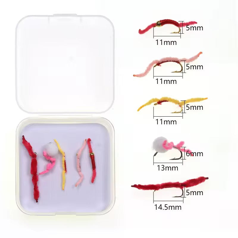 Elegi tu combo 5 Moscas Ninfas streamers Fly Fishing Pesca Truchas Premium
