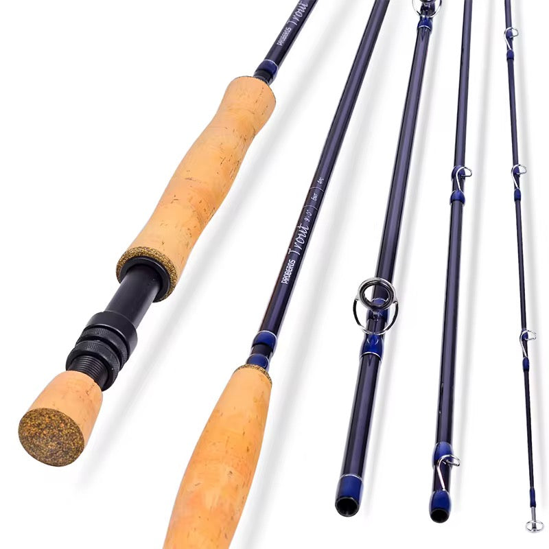 Caña De Pesca Con Mosca Fly Fishing 6/7 2.74m Pesca Truchas