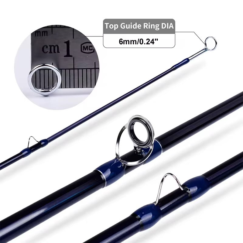 Caña De Pesca Con Mosca Fly Fishing 6/7 2.74m Pesca Truchas