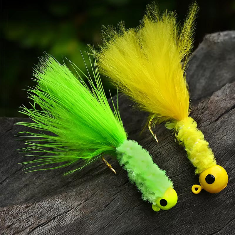 Kit Moscas Ninfas streamers 15 Unidades Fly Fishing Pesca Truchas