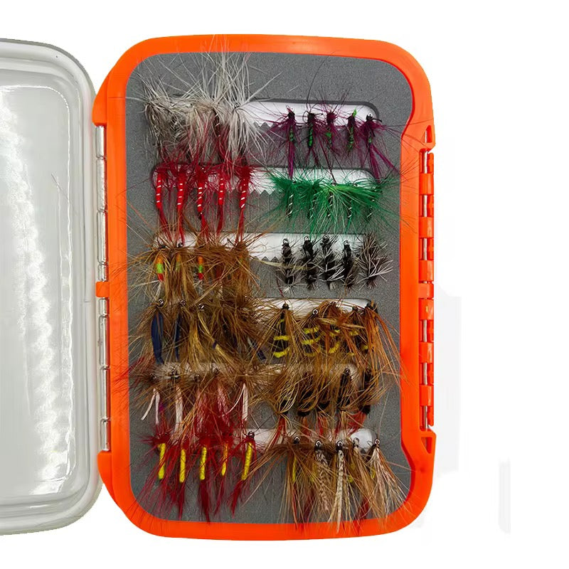 Caja de 120 Moscas, ninfas, streamers calidad premium