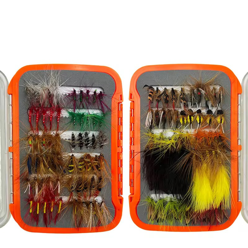 Caja de 120 Moscas, ninfas, streamers calidad premium